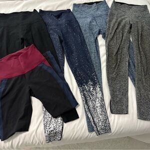 5 Xs high rise beyond yoga leggings lot bundle